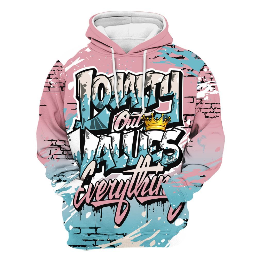 Hoodie To Match Doernbecher 6s - Values Of Loyalty Drip All Over Print