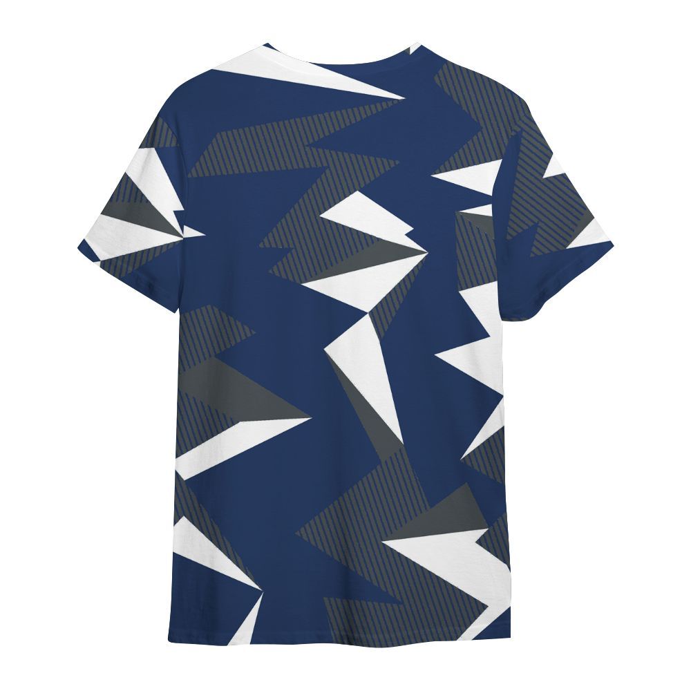Shirt To Match Retro Flint 13s - Geometric Camouflage Pattern All Over Print