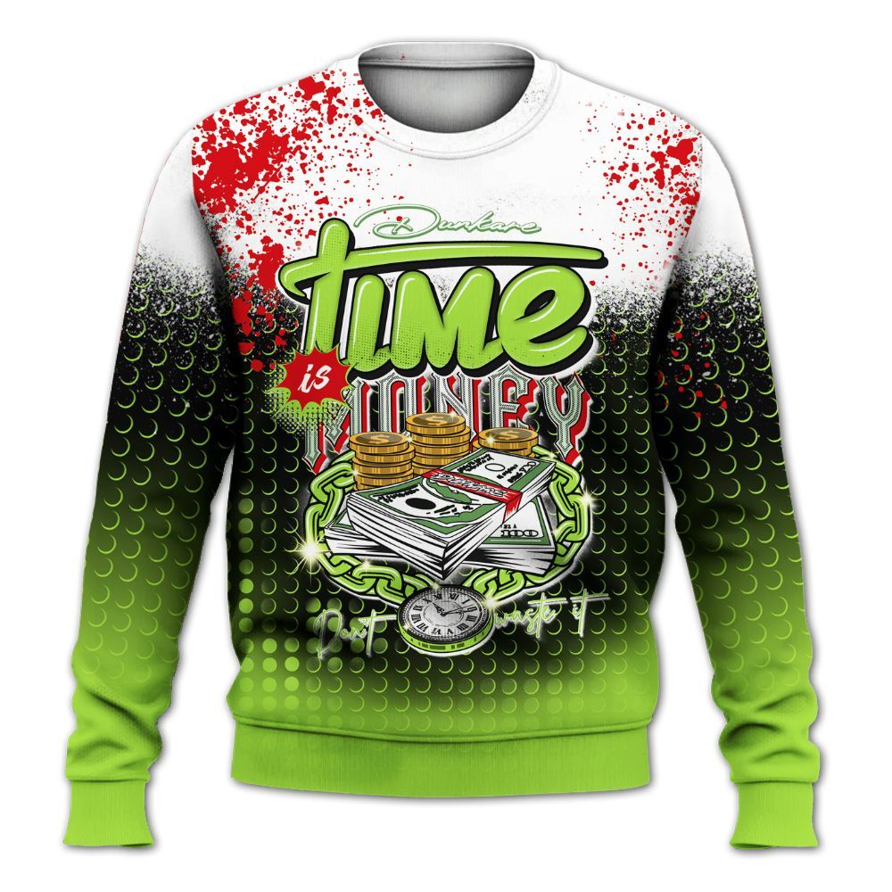 Sweatshirt To Match Kobe 6 SE Grinch - Halftone Time Is Money All Over Print