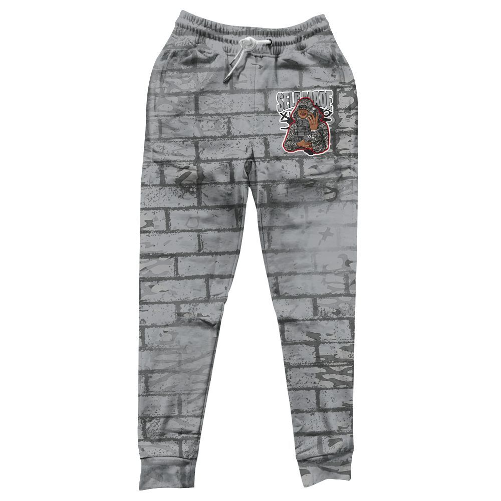 Sweatpant To Match Black Cement 3s - Selfmade Unique All Over Print