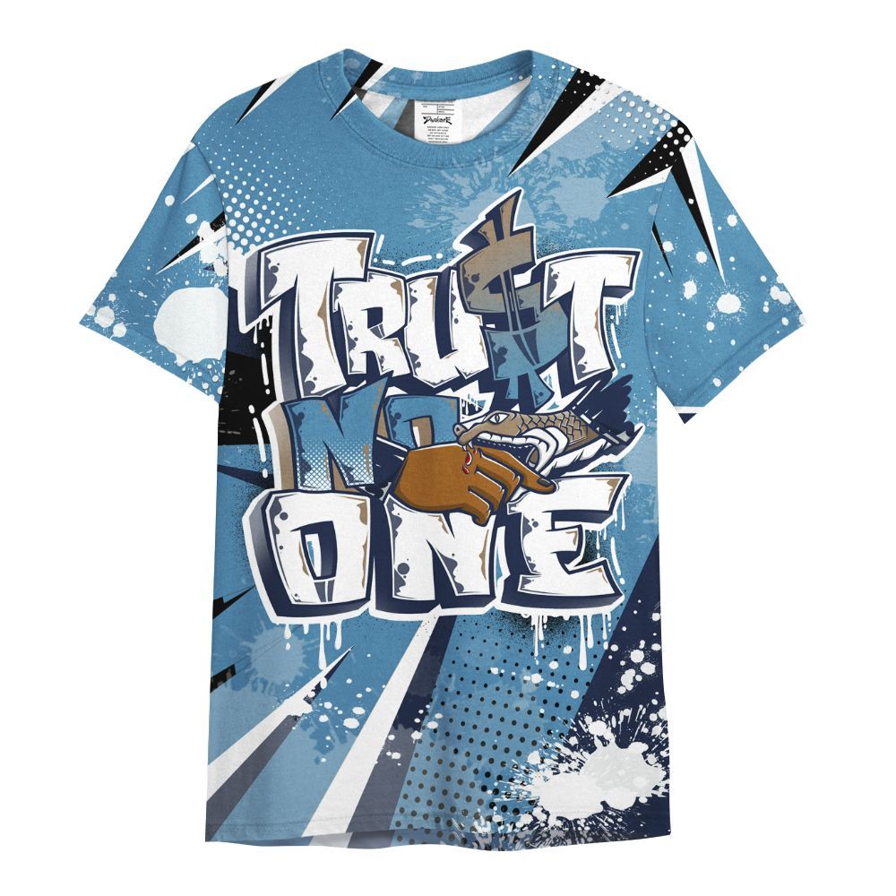 Shirt To Match Air Force 1 Stash - Poly Trust No One Dripping All Over Print