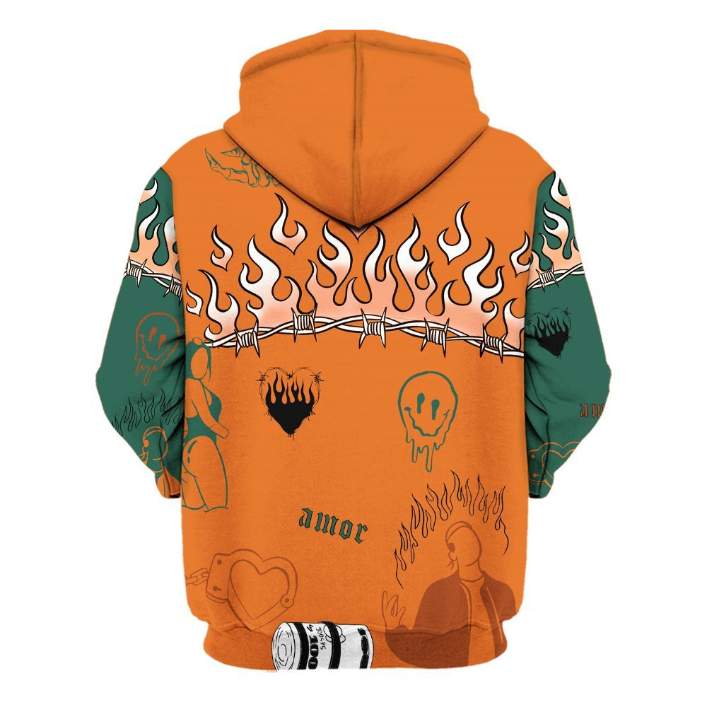 Hoodie To Match Dunk Low Ceramic - Snake Trust No One All Over Print