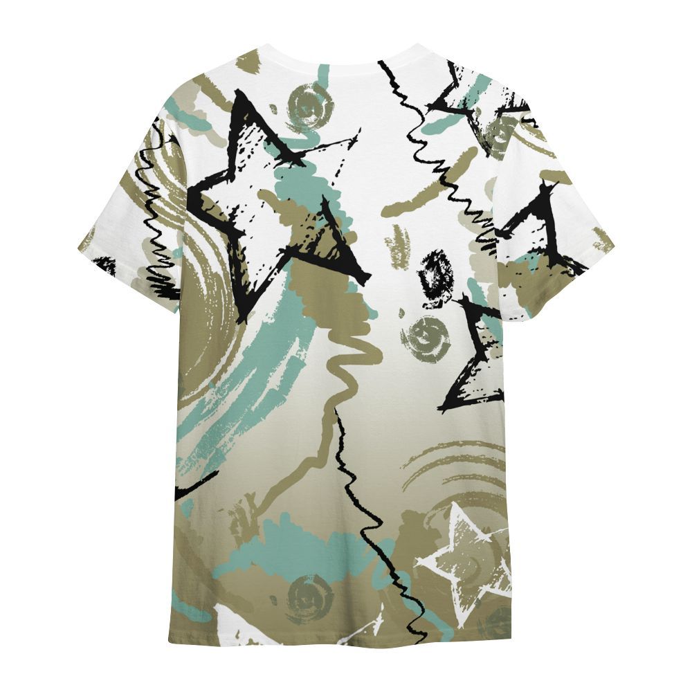 Shirt To Match Dunk Low Suede Olive Aura - Grind Shine Later Drip All Over Print