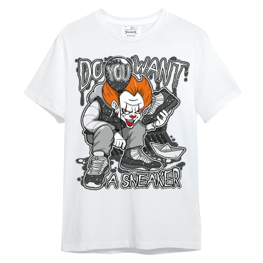 Shirt To Match Reverse Oreo 6s - Clown Scary Sneakers Halloween Graphic Unisex Shirt