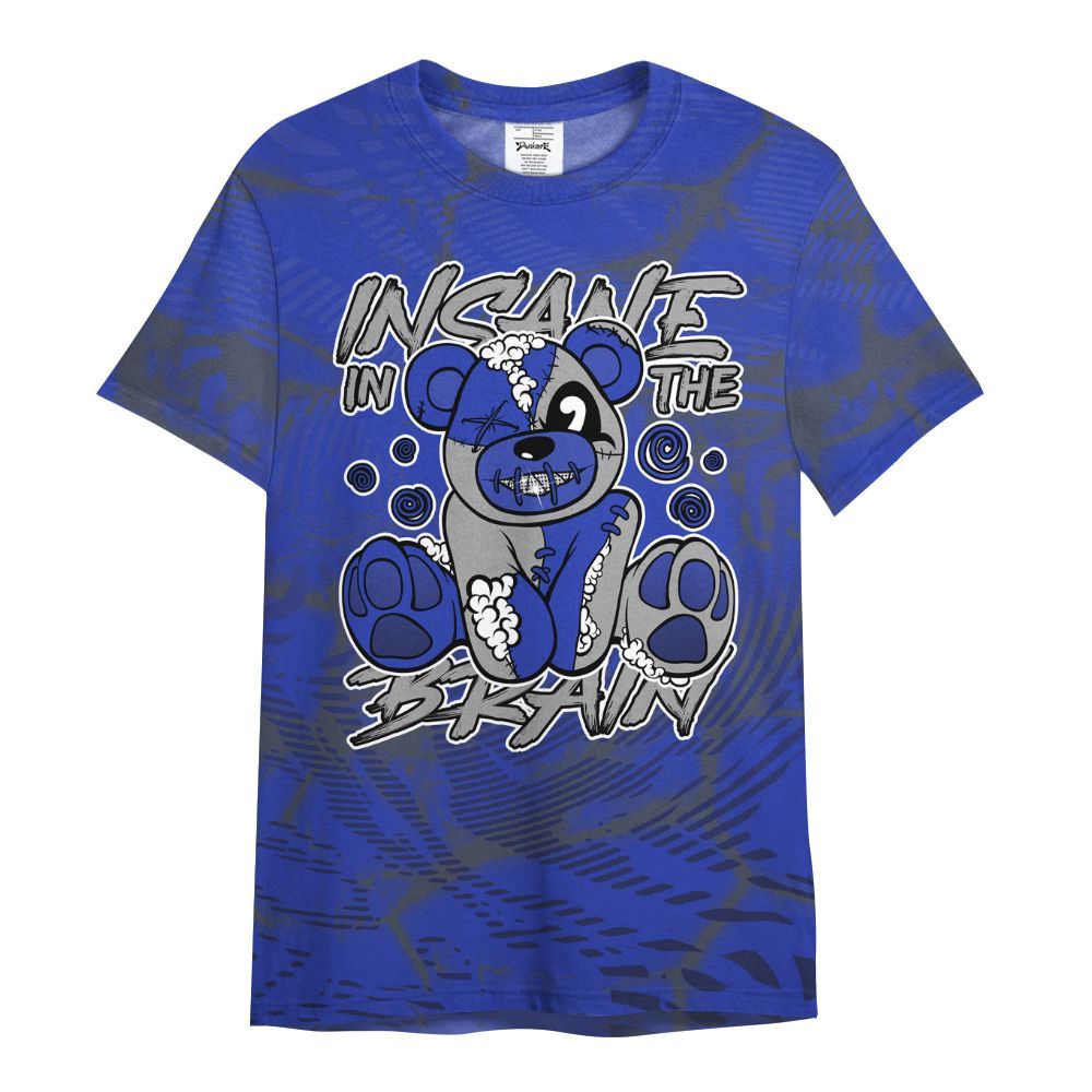 Shirt To Match Air Max Plus Black Racer Blue - Insanes Bear Fume All Over Print