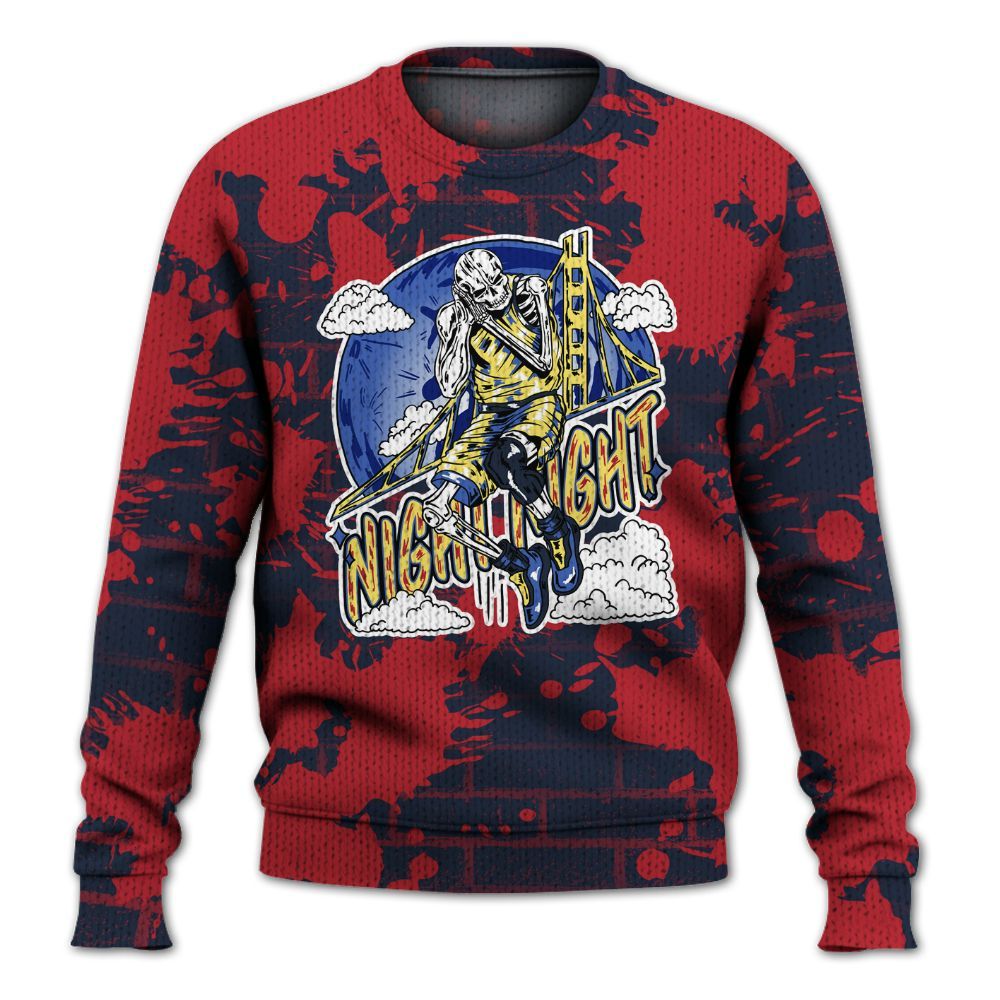 Knitted Sweater To Match Dunk Low COJP What The 2024 - Seeya Skeleton Brick