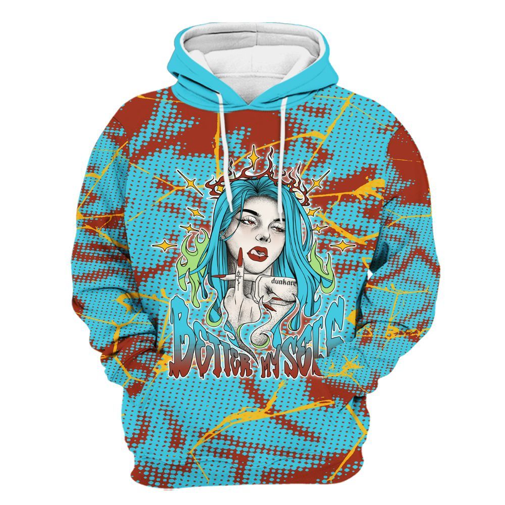 Hoodie To Match SB Dunk Di'Orr Greenwood - My-Self Crack Unique All Over Print