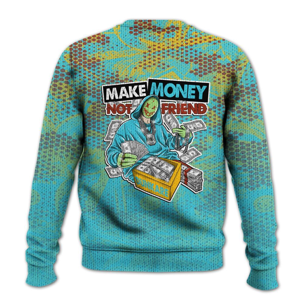 Knitted Sweater To Match SB Dunk Di'Orr Greenwood - Make Moneys Unique