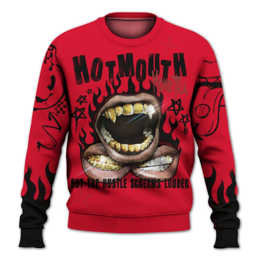 Sweatshirt To Match Air Max Sunder Gore Tex Fire Red - Mouth Burning Street Style All Over Print