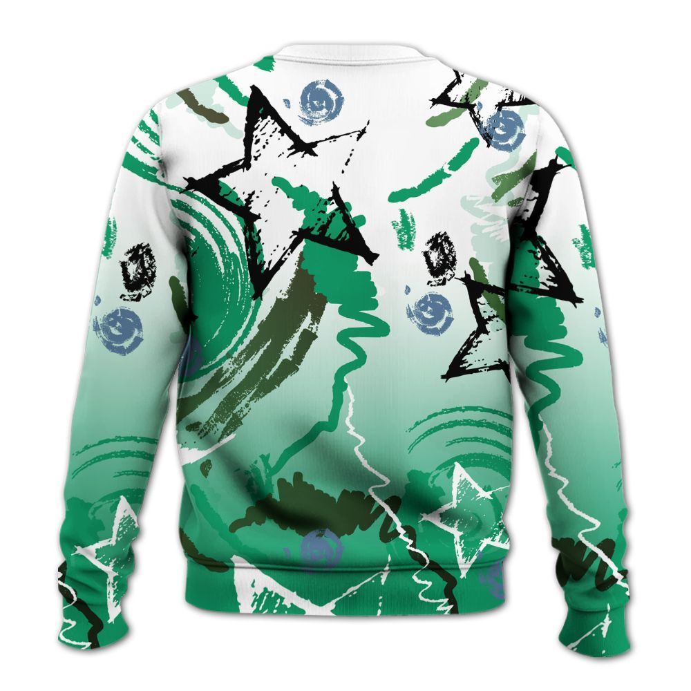 Sweatshirt To Match Foamposite Pro Pine Green 2025 - Grind Shine Later Drip All Over Print