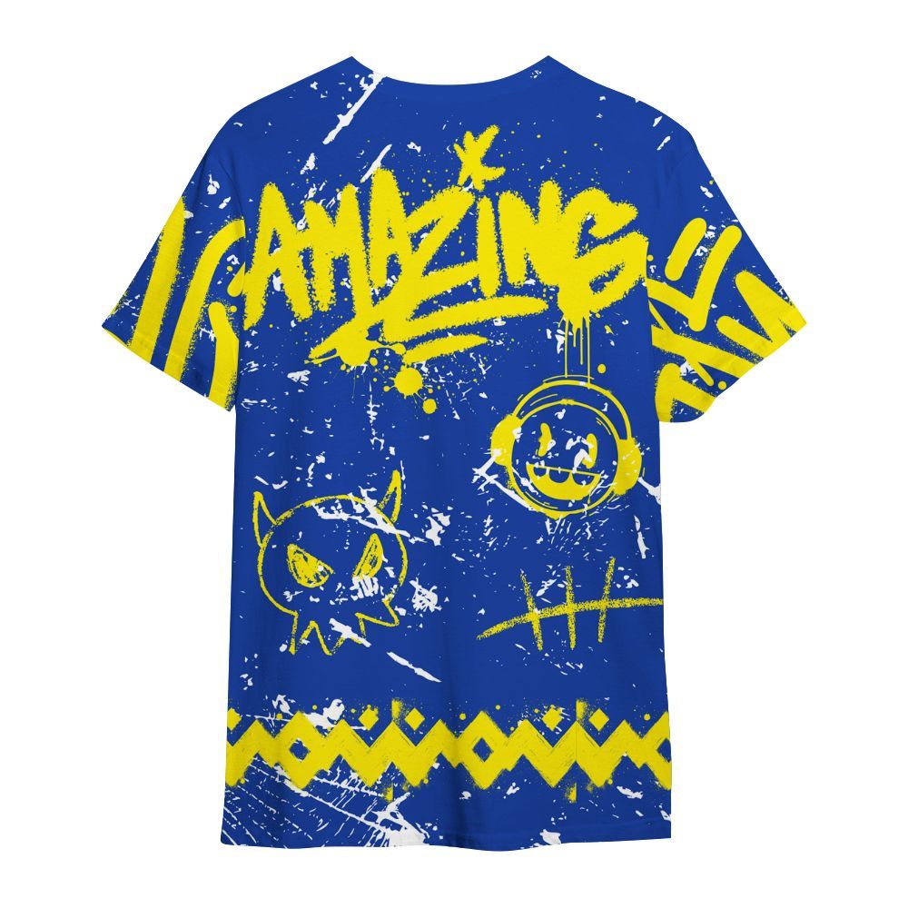 Shirt To Match Laney 14s - Friday Sneaker Crayon All Over Print