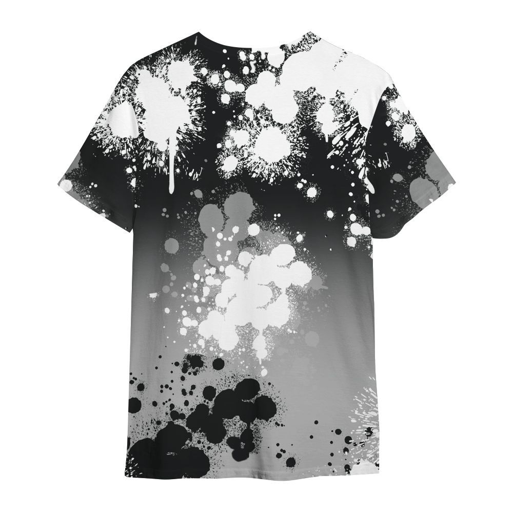Shirt To Match Low 85 Metallic Black 1s - God Blessed Ink Drip All Over Print