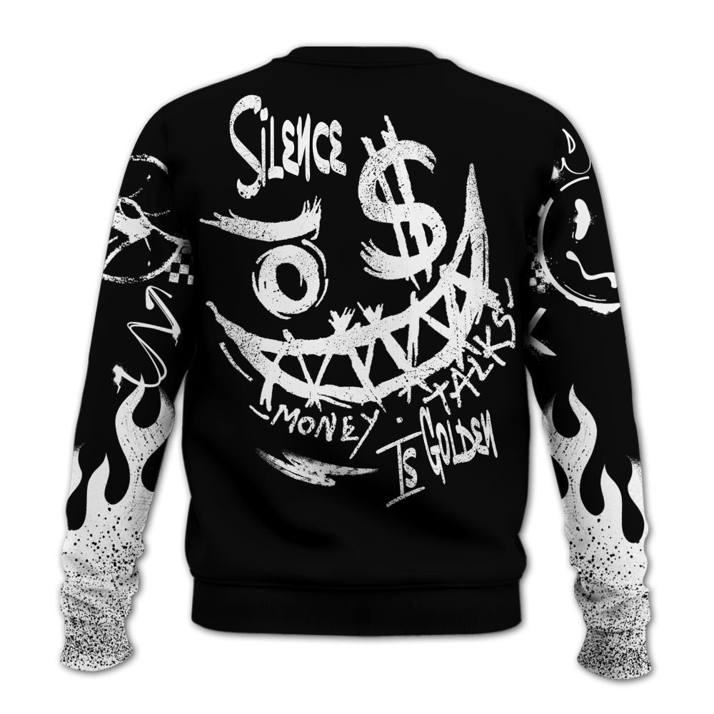Sweatshirt To Match Black Chrome 6s - Mouth Burning Street Style All Over Print