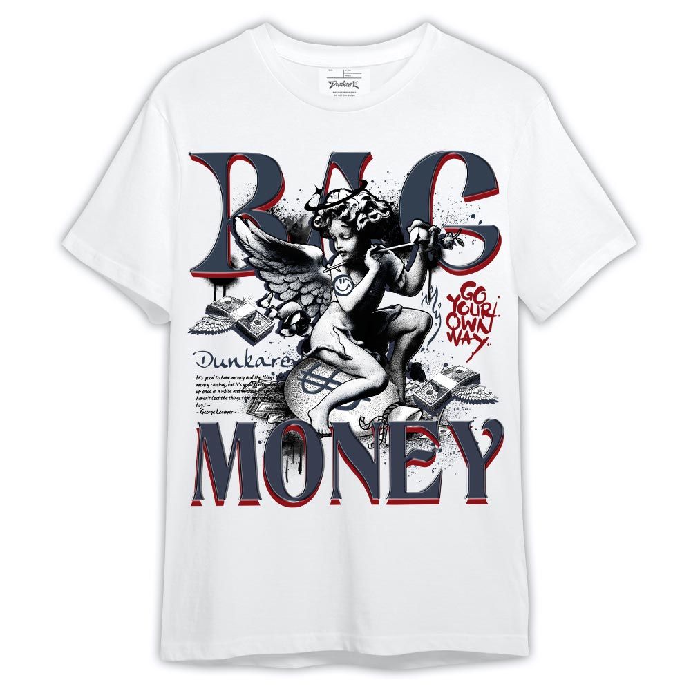 Shirt To Match Navy Blue 2024 6s - Bag Money Retro Shirt Outfit