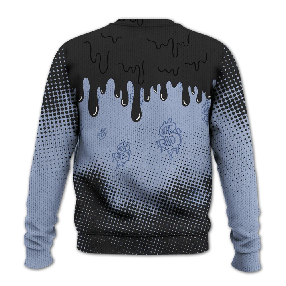 Knitted Sweater To Match Black Metallic 5s - Loot Bear Unique Drip