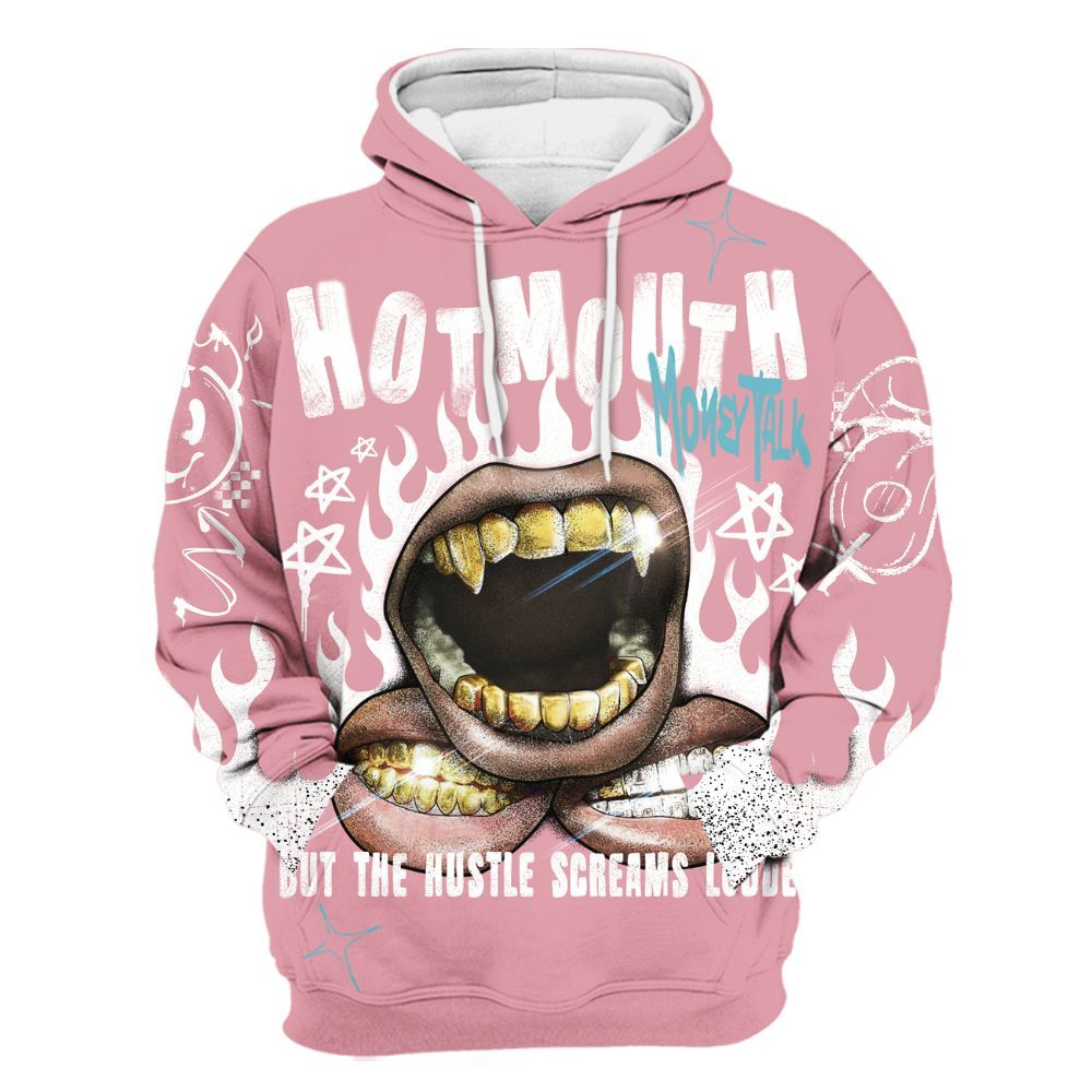 Hoodie To Match Doernbecher 6s - Mouth Burning Street Style All Over Print