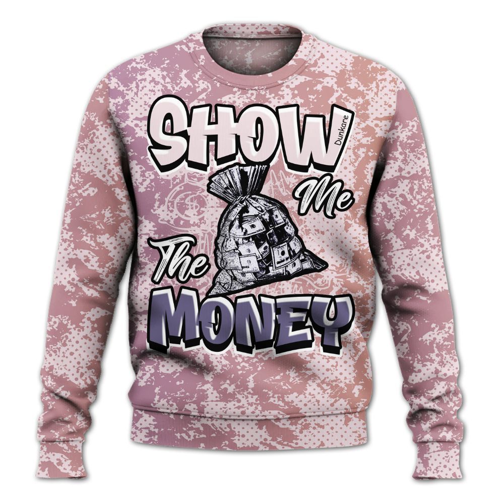 Sweatshirt To Match Book Sunrise 1s - Show Me The Money Retro All Over Print