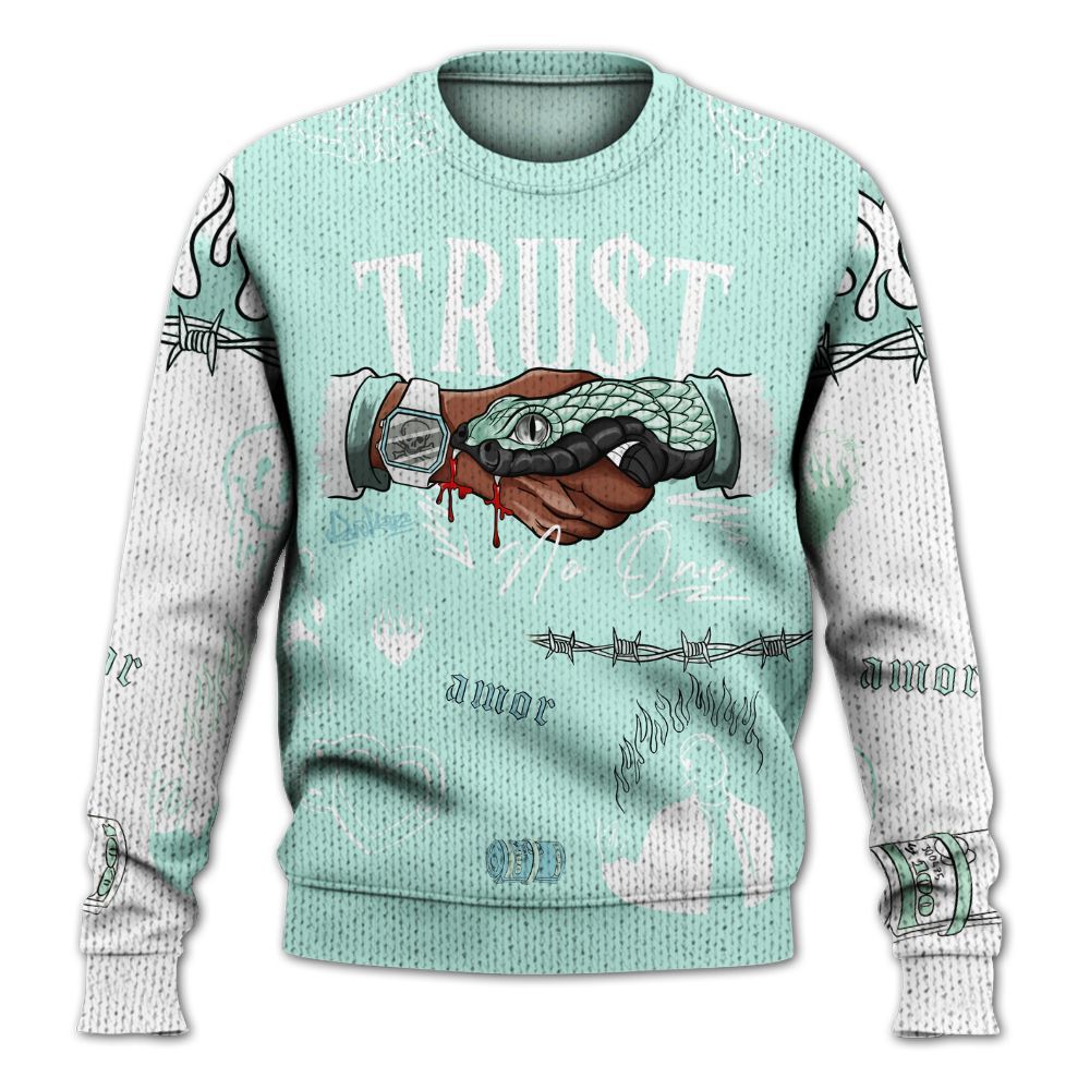 Sweater To Match Retro Low Igloo 11s - Snake Trust No One Graphic