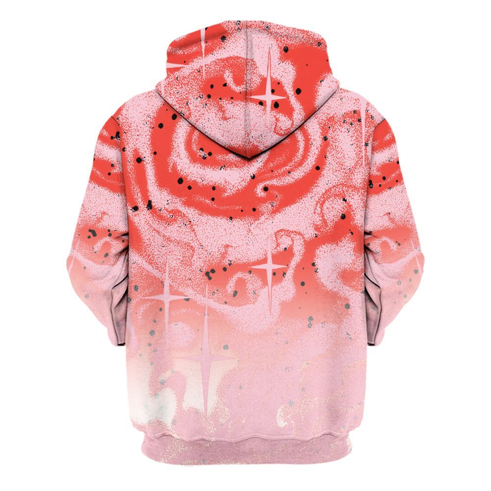Hoodie To Match Retro Awake Arctic Pink - Angel Hustle Money All Over Print
