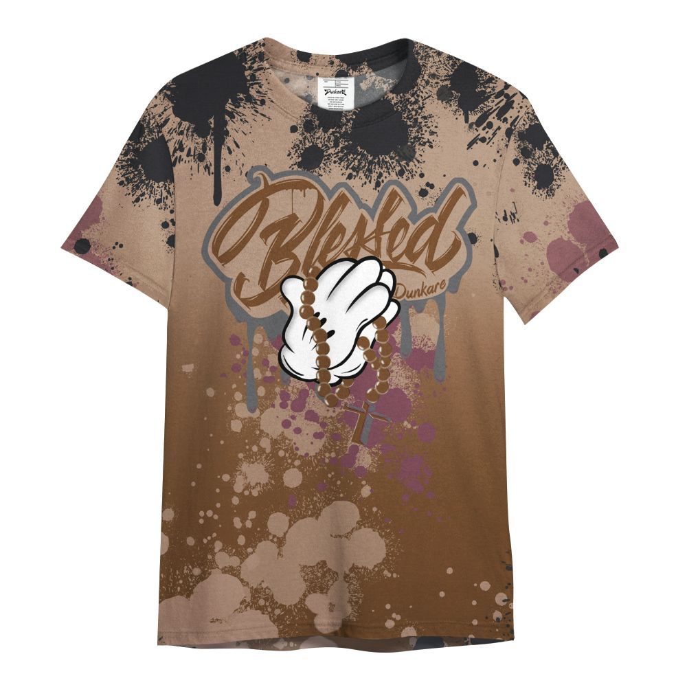 Shirt To Match Archaeo Brown 3s - God Blessed Ink Drip All Over Print