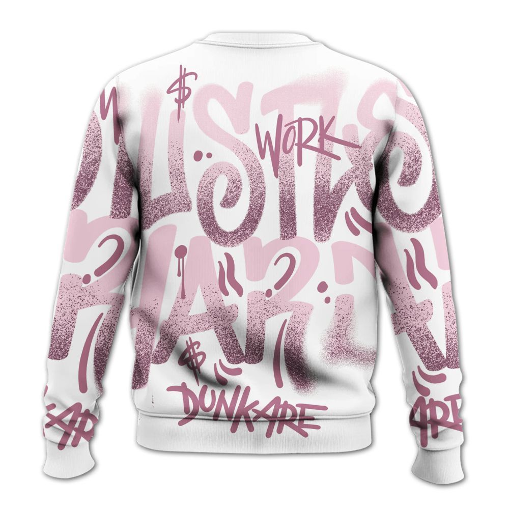 Sweatshirt To Match Orchid 4s - Angel Hustle Hard All Over Print