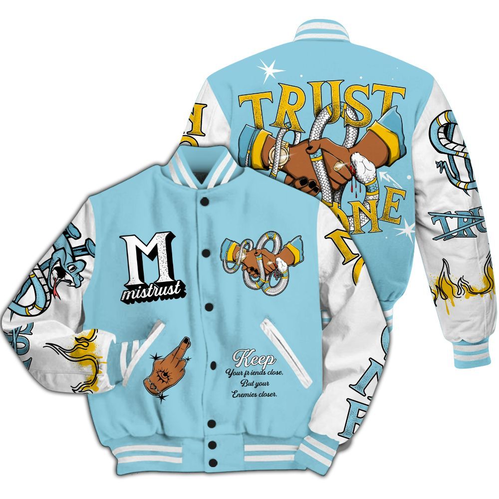 Varsity Jacket To Match Dunk High Homer Simpson - Trust No One Snake-Bite Street Style All Over Print