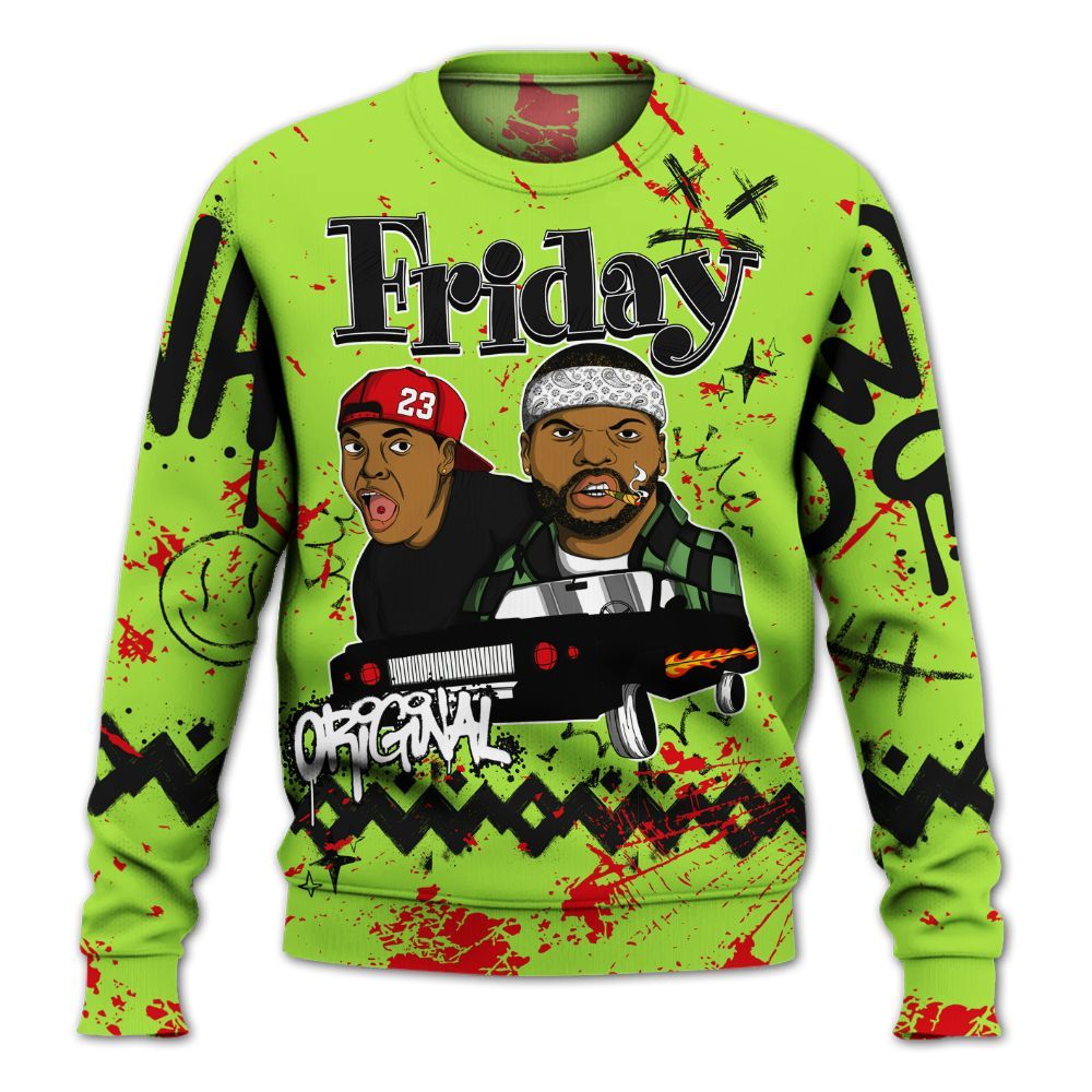 Sweatshirt To Match Kobe 6 SE Grinch - Friday Sneaker Crayon All Over Print
