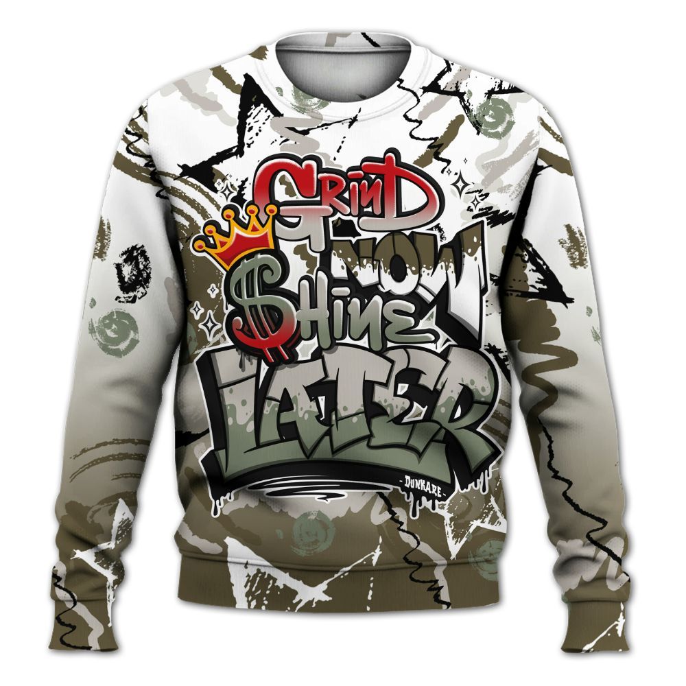 Sweatshirt To Match Dunk Low Year Of The Snake - Grind Shine Later Drip All Over Print