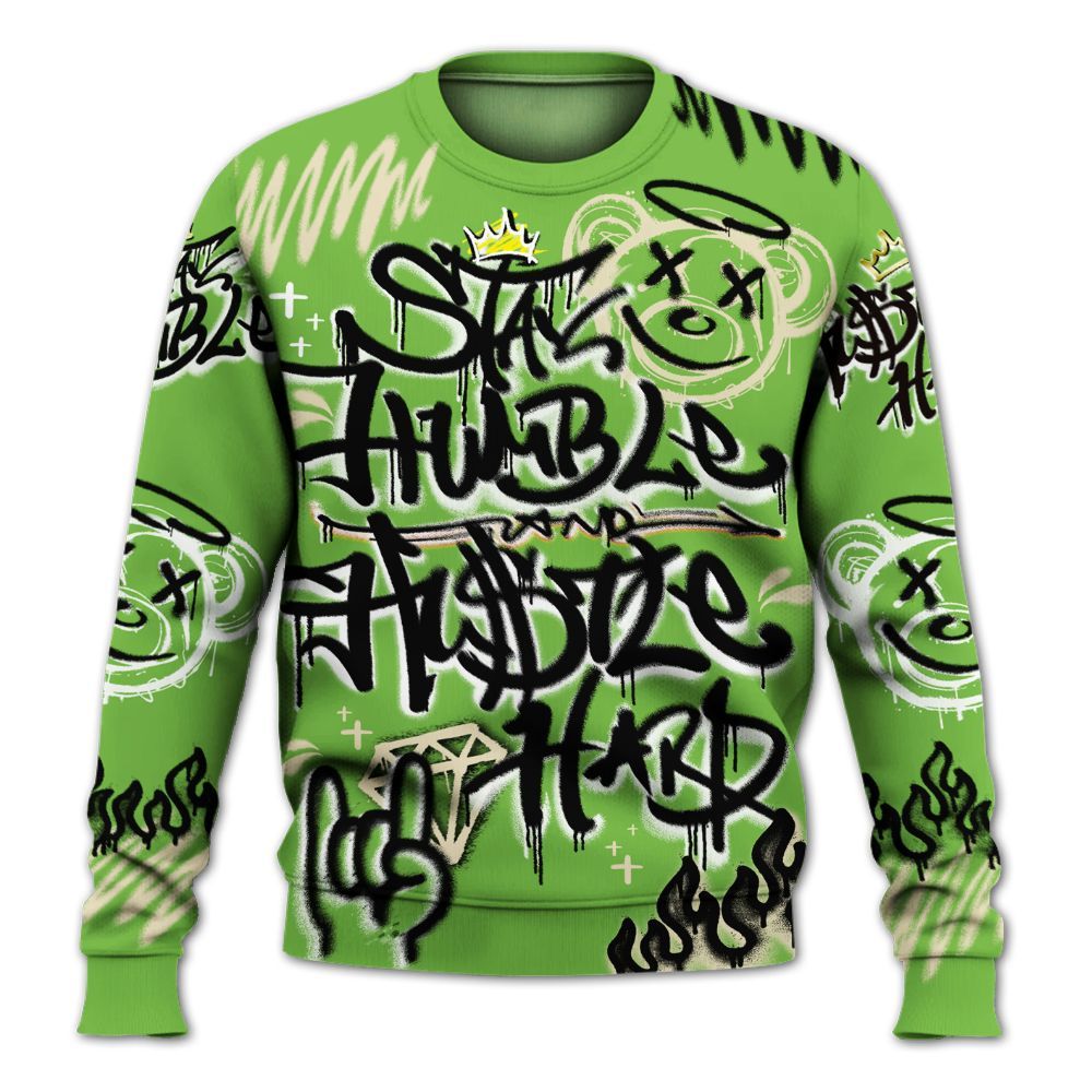 Sweatshirt To Match Air Max Waffle SP Action Green - Humble Drip Streetwear Graffity All Over Print