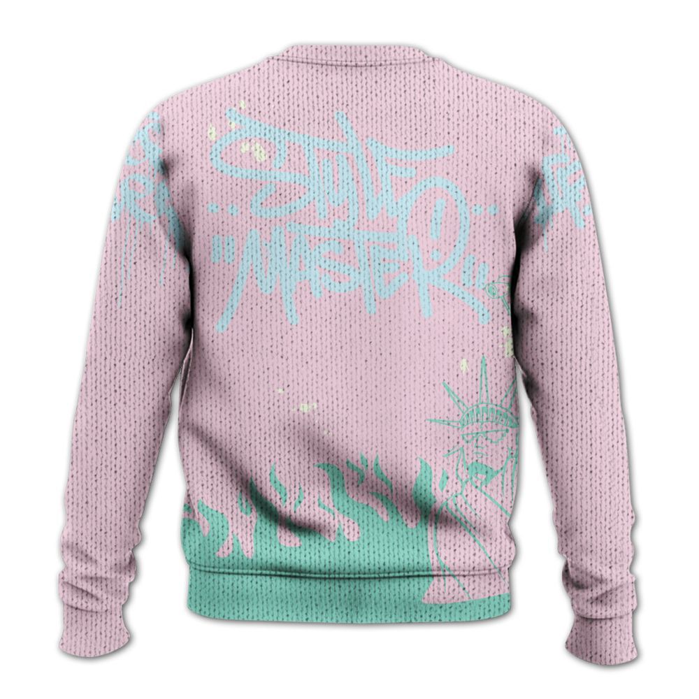 Knitted Sweater To Match Retro Easter 5s - Graphic Fck Around Find Out