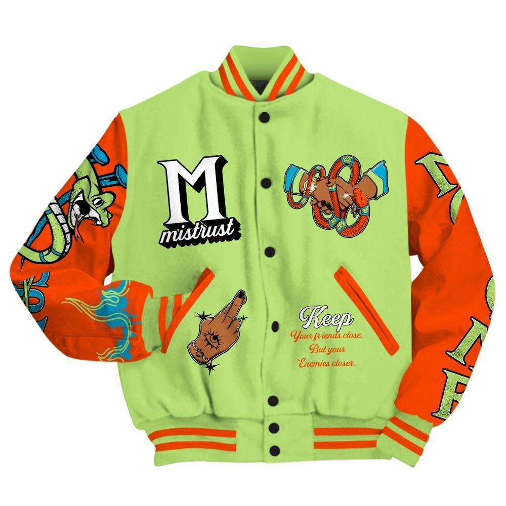 Varsity Jacket To Match Kobe 9 Elite What The Shirt, Trust No One Snake-Bite Street Style All Over Print