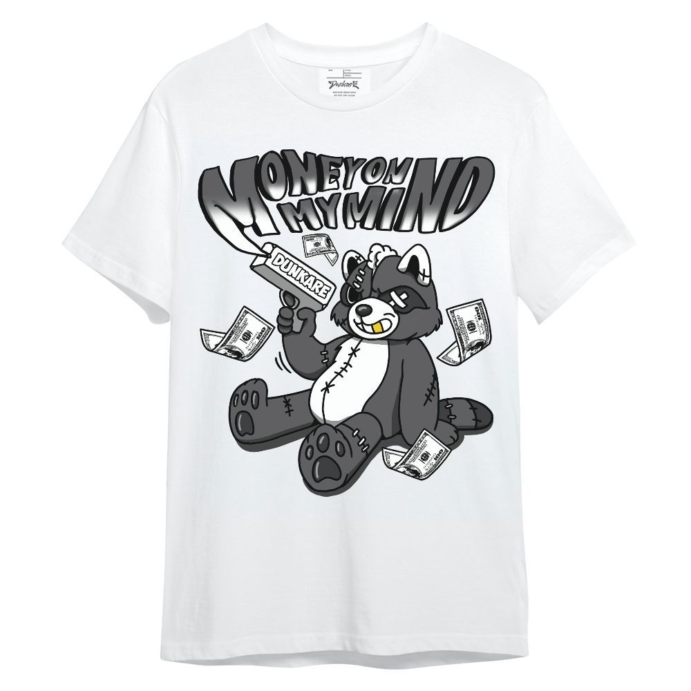 Shirt To Match White Thunder 4s - Money On My Mind Raccoon Shirt Unisex Outfit Unisex Shirt