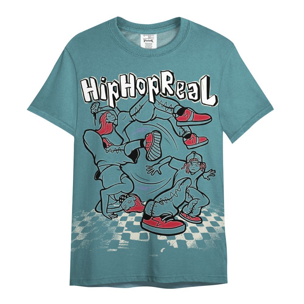 Shirt To Match Dunk Low Denim Turquoise Royal - Feel Life Street Style All Over Print