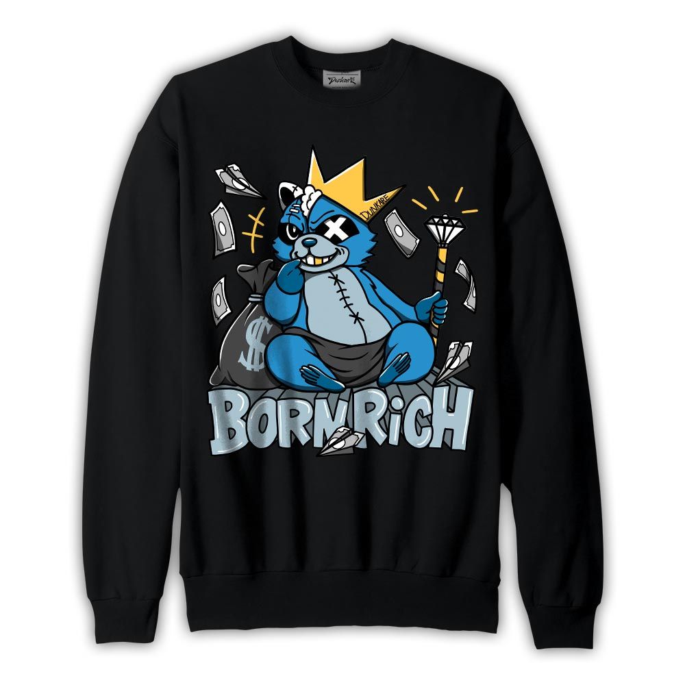 Sweatshirt To match Sweatshirt Born Rich Raccoon, Powder Blue 9s Sweatshirt To Match Sneaker 2404 DNY