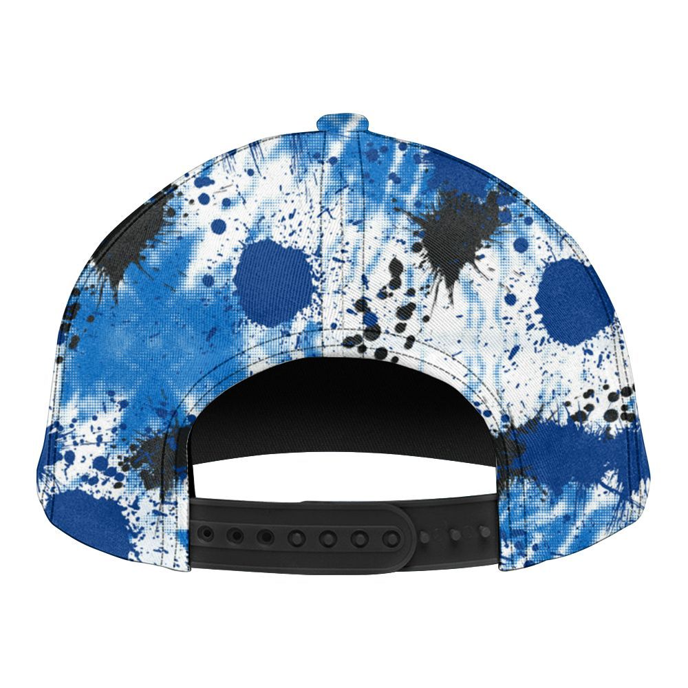 Snapback To Match Blueberry 12s - Tie Dye Graphic
