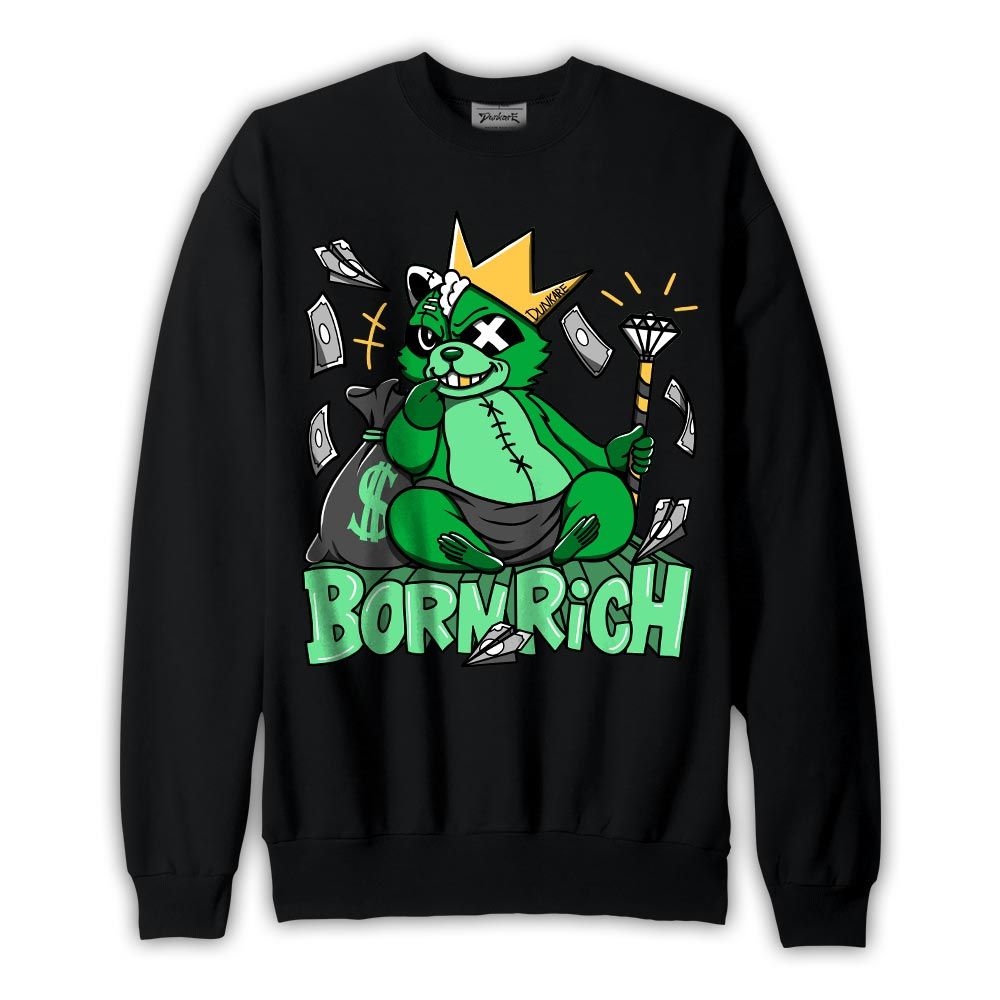 Sweatshirt To match Sweatshirt Born Rich Raccoon, Lucky Green 5s Sweatshirt To Match Sneaker 2404 DNY