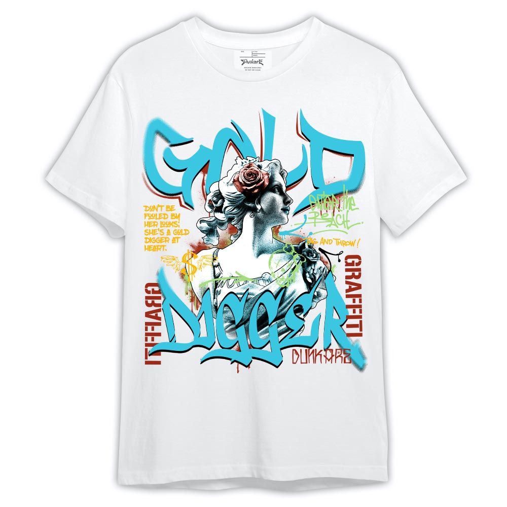 Shirt To Match SB Dunk Di'Orr Greenwood - Graphic Gold Digger Shirt Outfit
