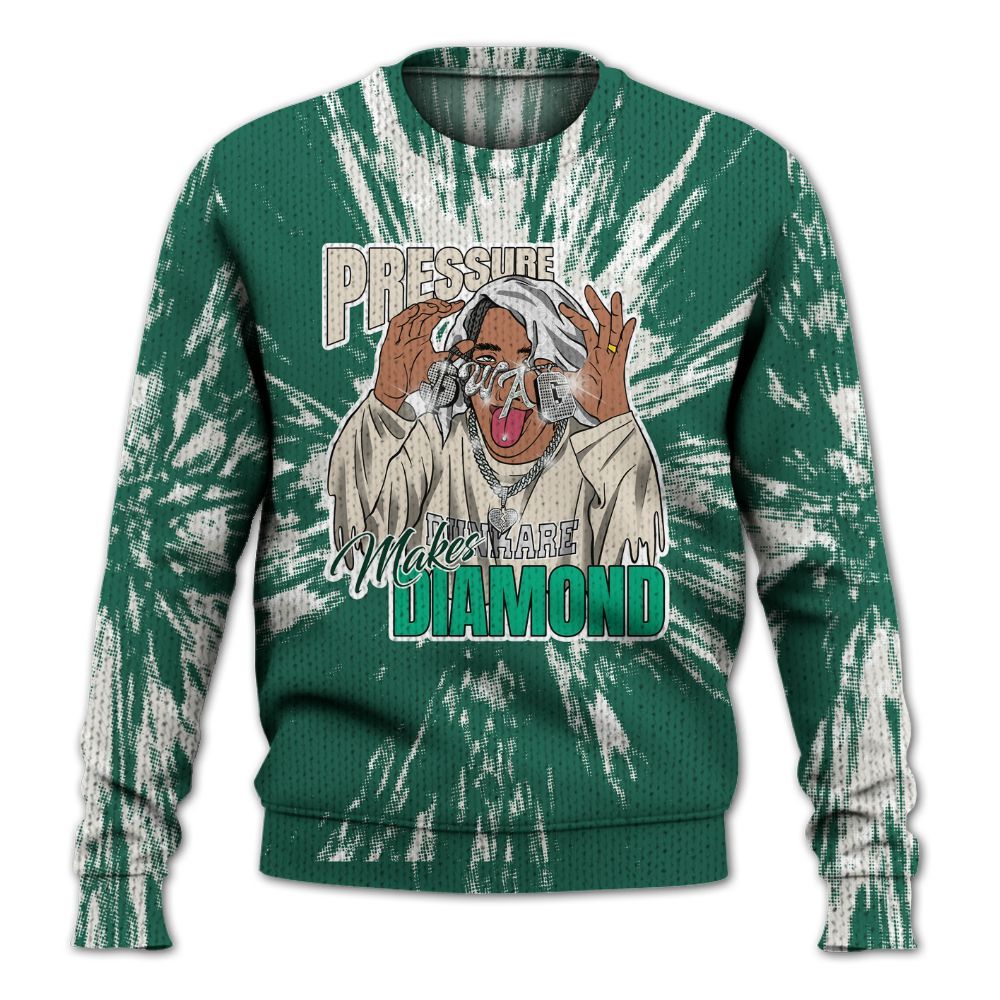 Knitted Sweater To Match Oxidized Green 4s - Pressures Makes Knitted Sweater To Match Lux