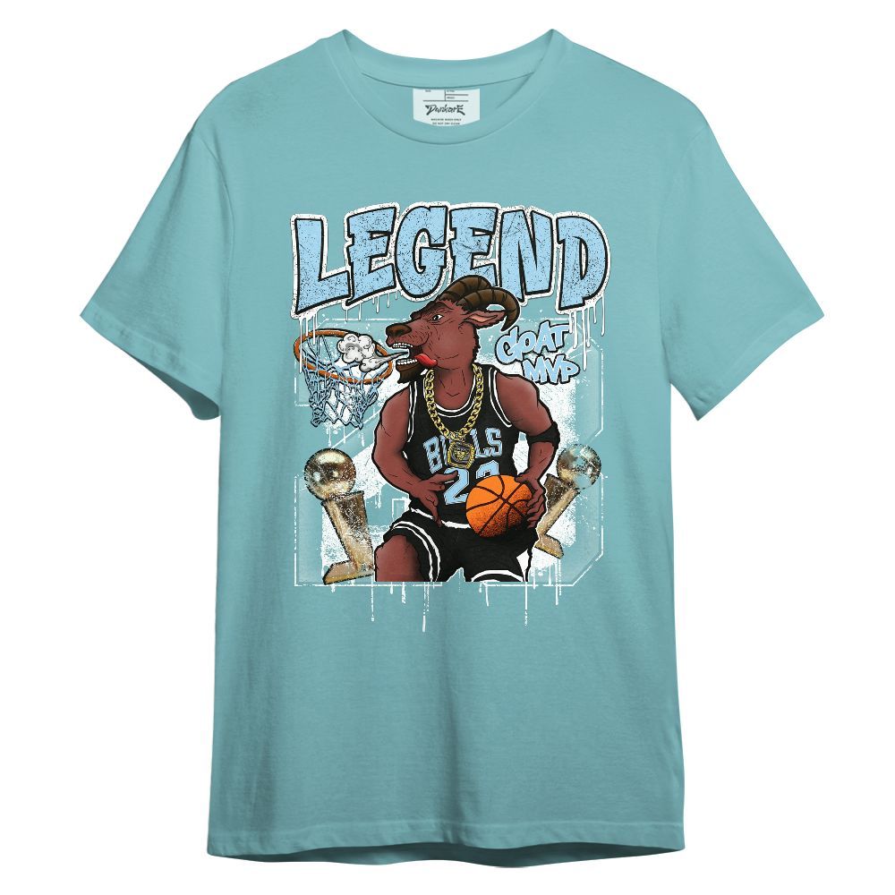 Shirt To Match Legend Blue 11s - 23 Goat JD Graphic