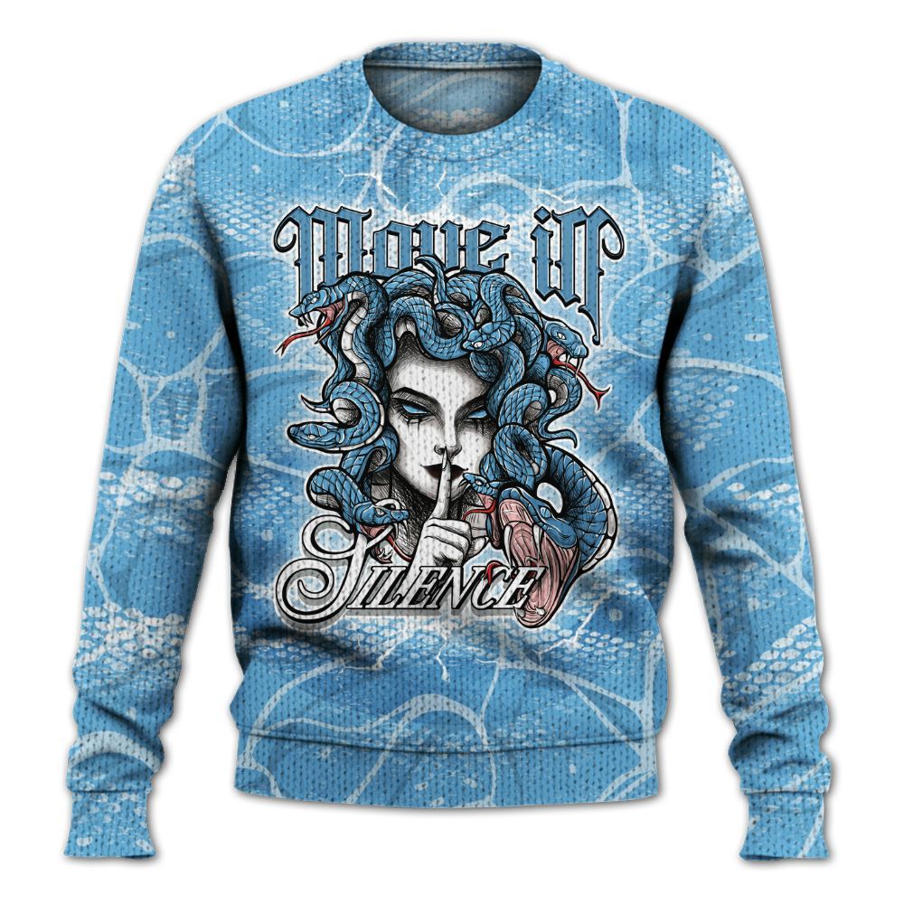 Sweater To Match Melo 12s - Girl Move In Silence Graphic