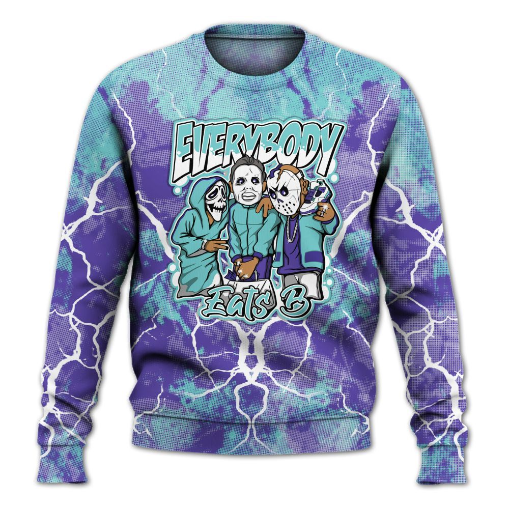 Sweatshirt To Match Low Hornets 1s - Everybody Eatin B Graphic Halloween All Over Print