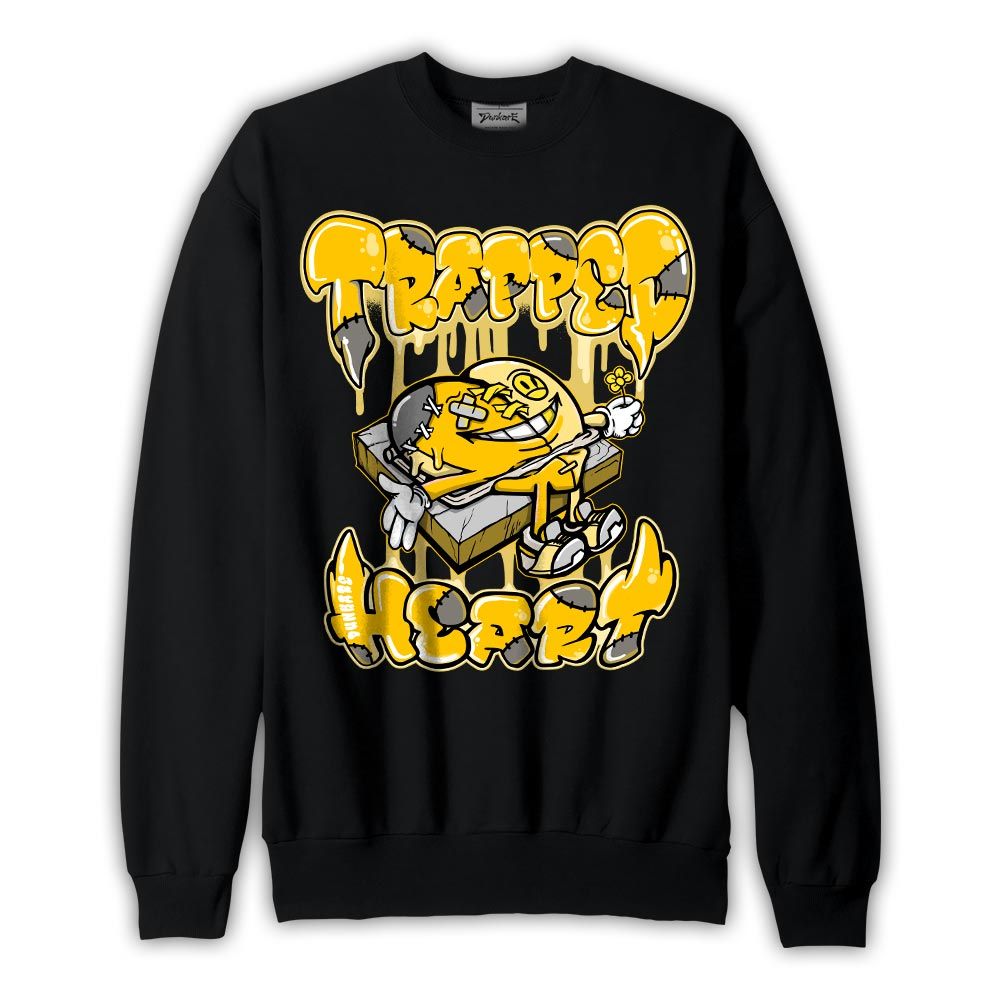 Sweatshirt To match Vivid Sulfur 4s Sweatshirt - Trapped Heart Graphic Graphic