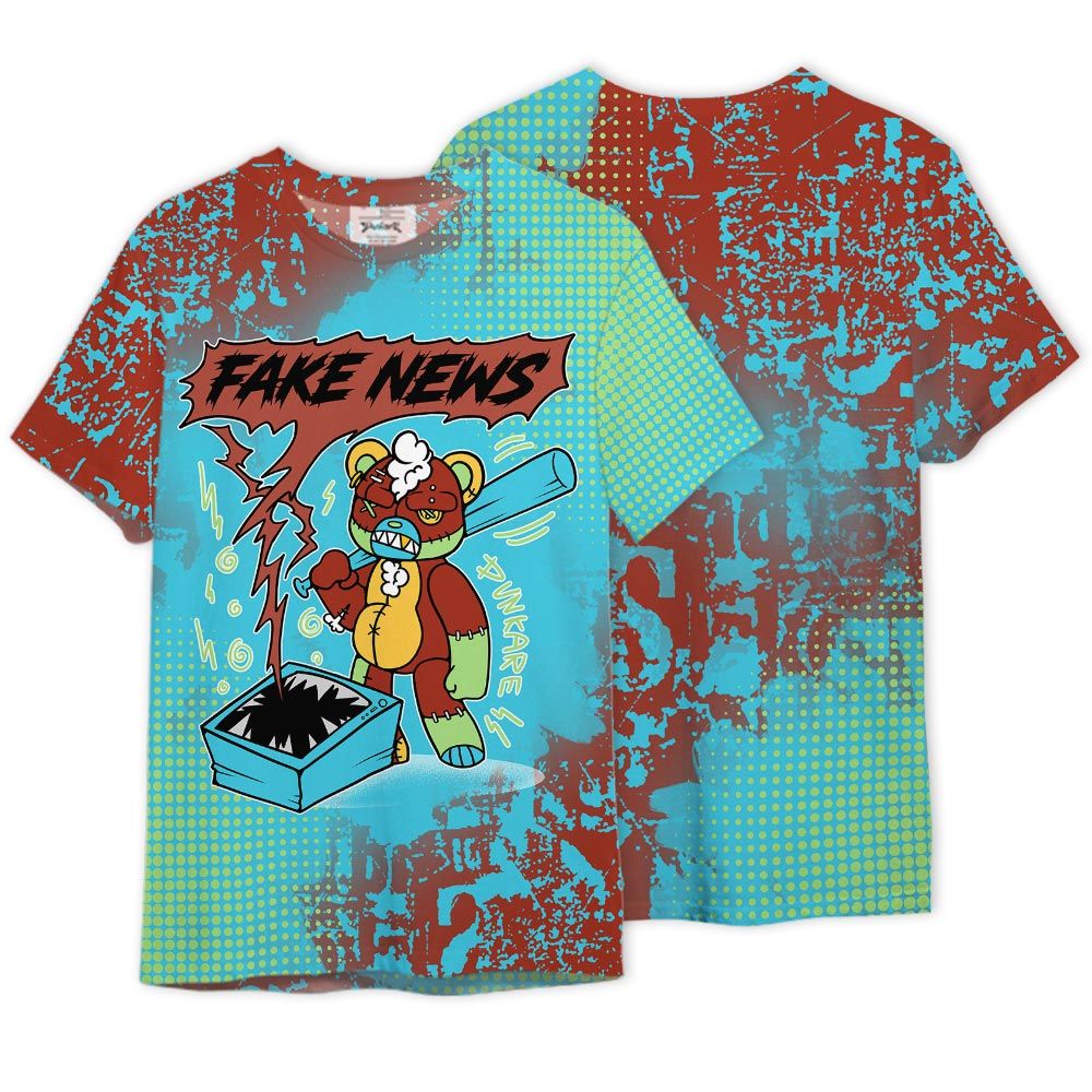 Shirt To Match SB Dunk Di'Orr Greenwood - False News Hugz Graphics Shirt Unisex