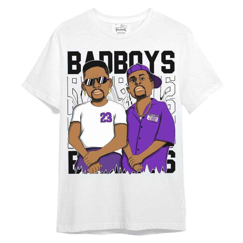 Shirt To Match Retro Dark Iris 3s - Bad Boys Funny Graphic Unisex Shirt