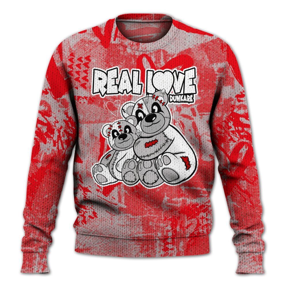 Knitted Sweater To Match Air Max 1 Low Poly - Sincere Fondness Bear