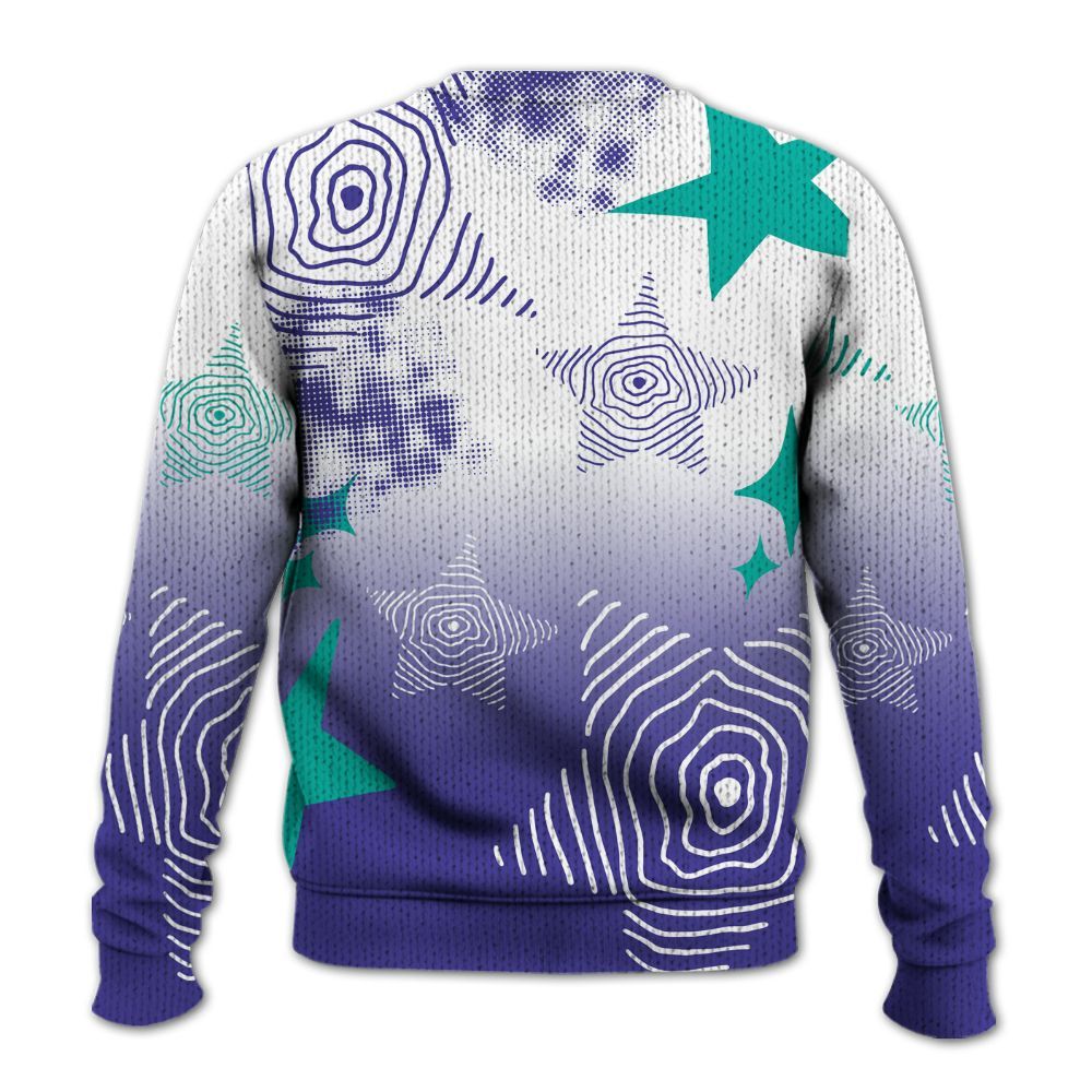 Sweater To Match Retro Grape 5s - Sneakerz Girlz Unique Starz Graphic