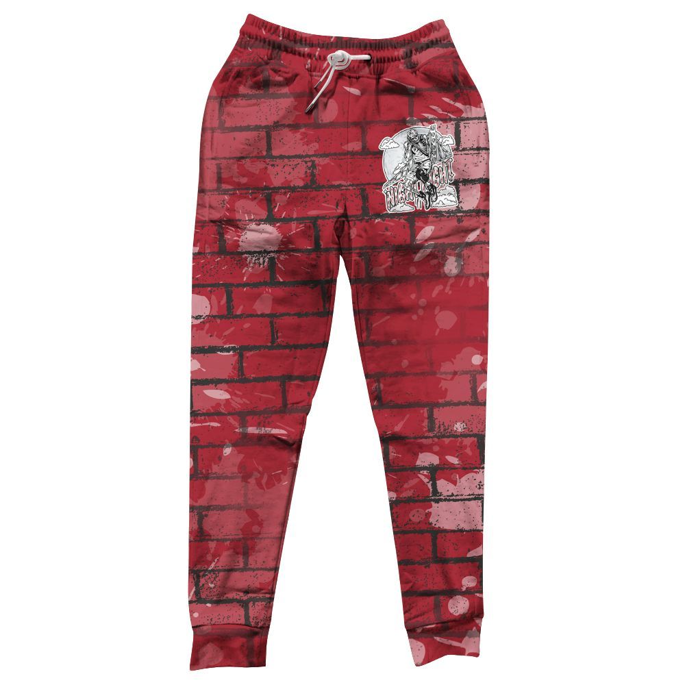 Sweatpant To Match Black Toe 14s - Seeya Skeleton Brick All Over Print
