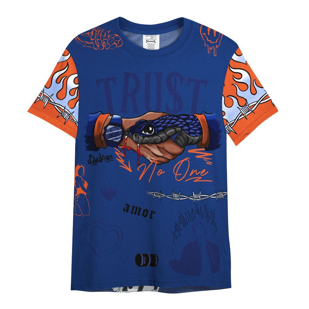 Shirt To Match Suede GS League - Snake Trust No One All Over Print