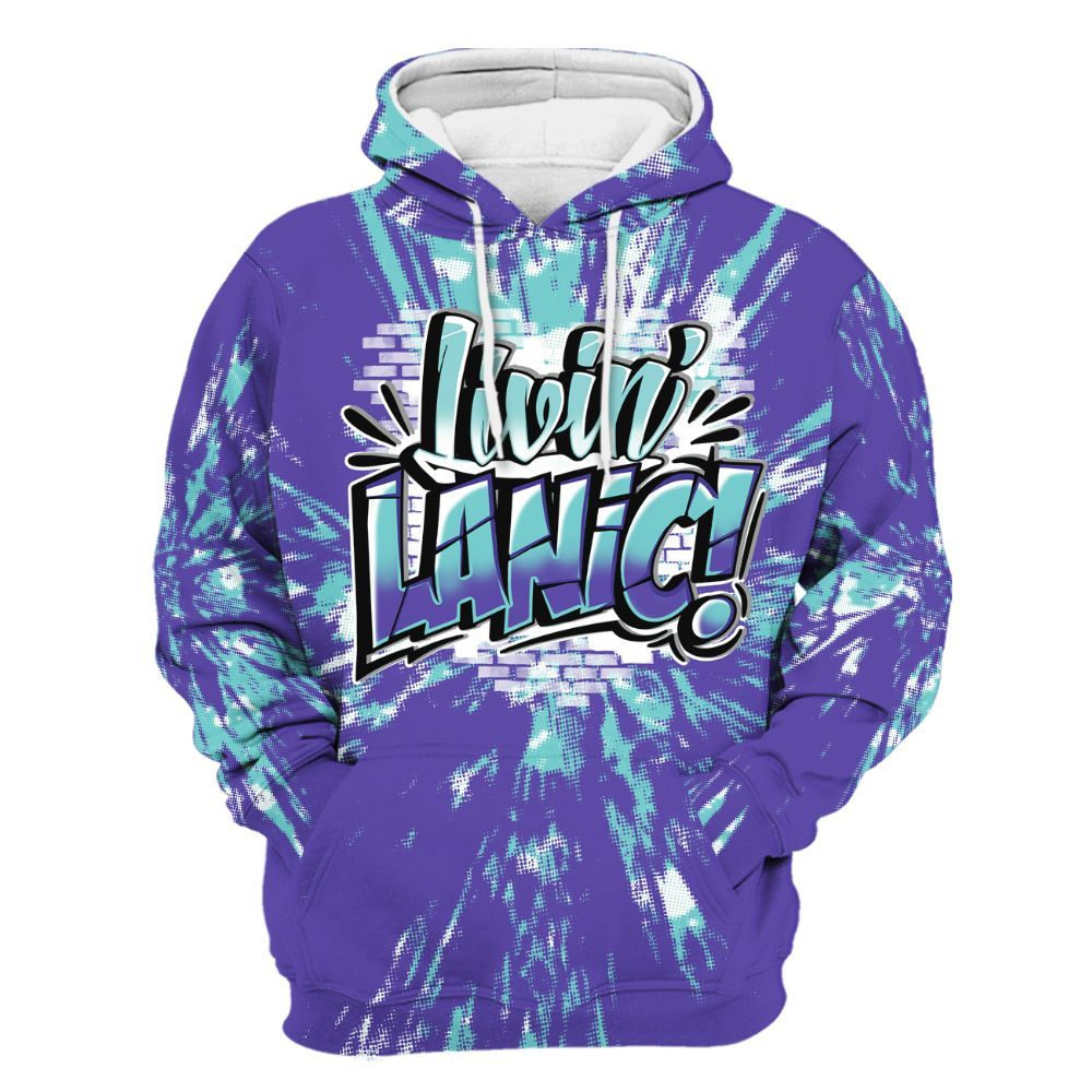 Hoodie To Match Low Hornets 1s - Living Large Graphic Luxury All Over Print