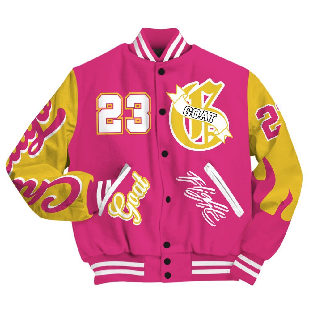 Varsity Jacket To Match Comic 4s - The G.O.A.T Streetwear All Over Print